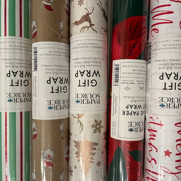 Holiday Christmas Santa gift wrap bundle! New! - Picture 6 of 16